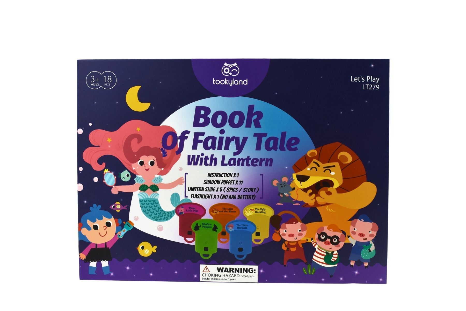 SHADOW THEATRE STORYBOOK TORCH WITH 5 FAIRYTALES - Bamboo Sprout